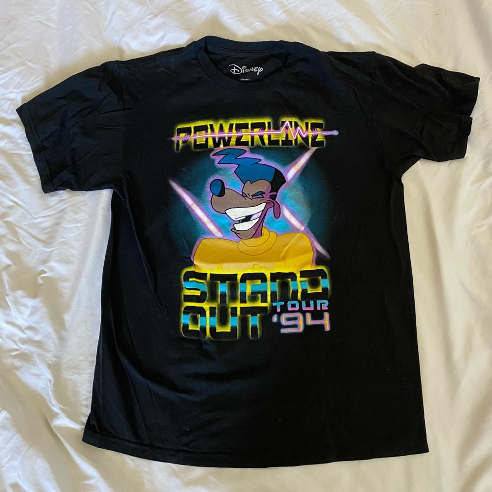 Disney Powerline Goofy Movie T Shirt Medium